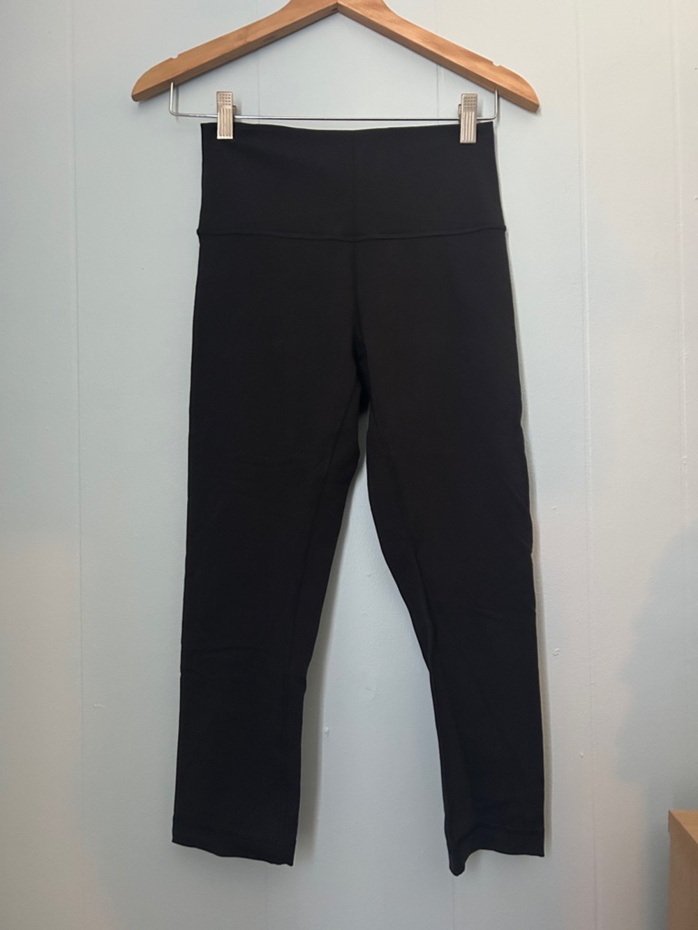 lululemon Cropped Black High-Waist Leggings